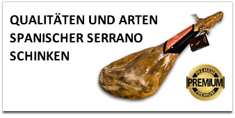 Qualitäten und arten von Spanischer Jamon Serrano Schinken