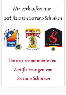 Zertifizierter Serrano Schinken