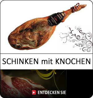 Jamon Serrano Schinken mit knochen