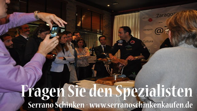 Spezialisten Experten in Spanischer Jamon Serrano Schinken